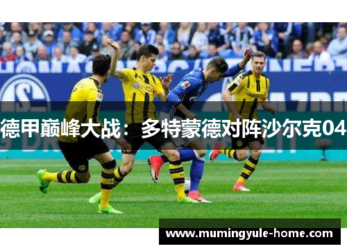 德甲巅峰大战：多特蒙德对阵沙尔克04